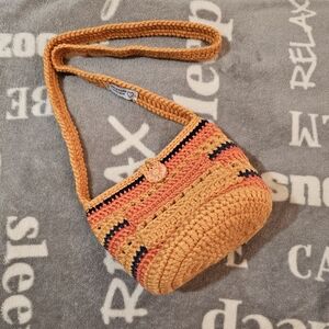 Crochet Shoulder Tote Bag